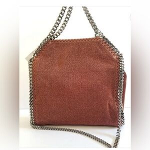 NWT Authentic Stella McCartney Mini Falabella Sparkling Rust